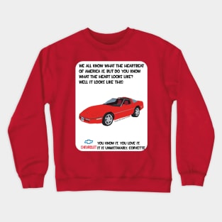 80s and 90s Chevrolet Corvette Crewneck Sweatshirt